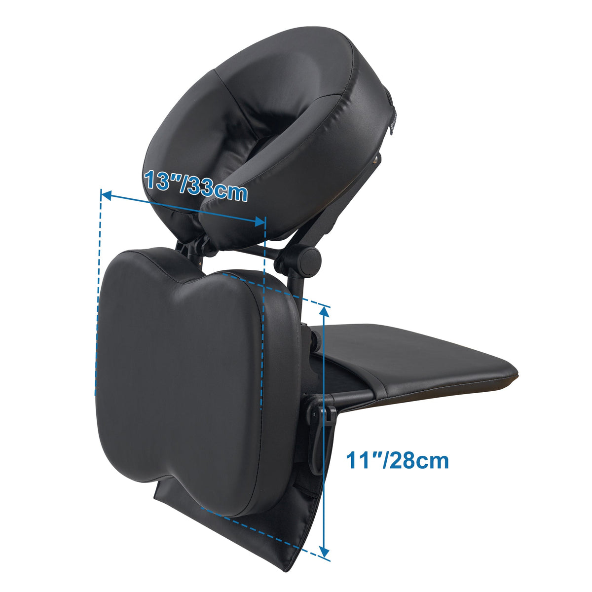 Master Massage - Desktop Massage Kit – Foldable Adjustable - Siesta Artifact, Eye Surgery Recovery (Royal Blue)