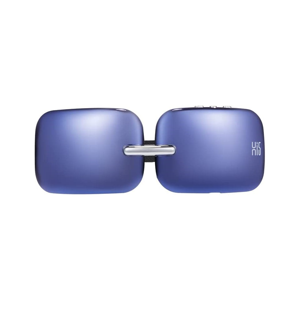 Master Massage - E10 Lightweight Foldable Eye Massager with Heat and Vibration, 112g Portable Travel Eye Massager, 4 Massage Modes, 3 Heat Levels, USB-C Rechargeable Eye Mask Massager for Eye Fatigue Relief
