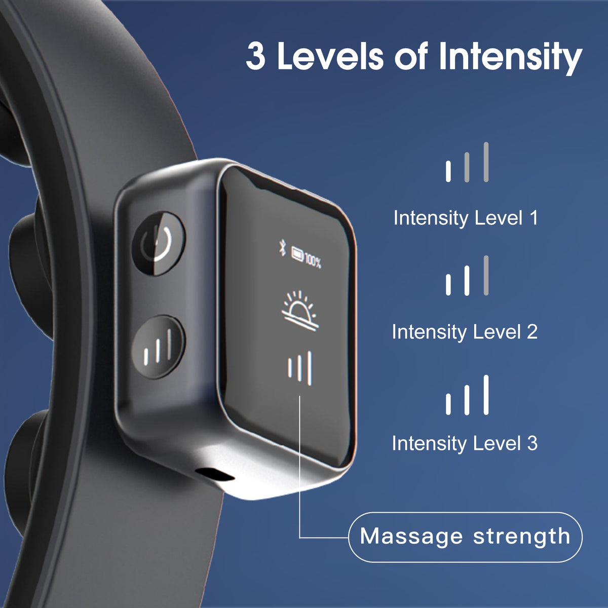 Master Massage - H1 Deluxe Hands-Free Scalp Massager, Wearable Headband Massager with 11 Vibration Nodes, 5 Massage Modes, 3 Intensity Levels, App Control, USB-C Rechargeable, Lightweight Portable Head Massager with Travel Pouch
