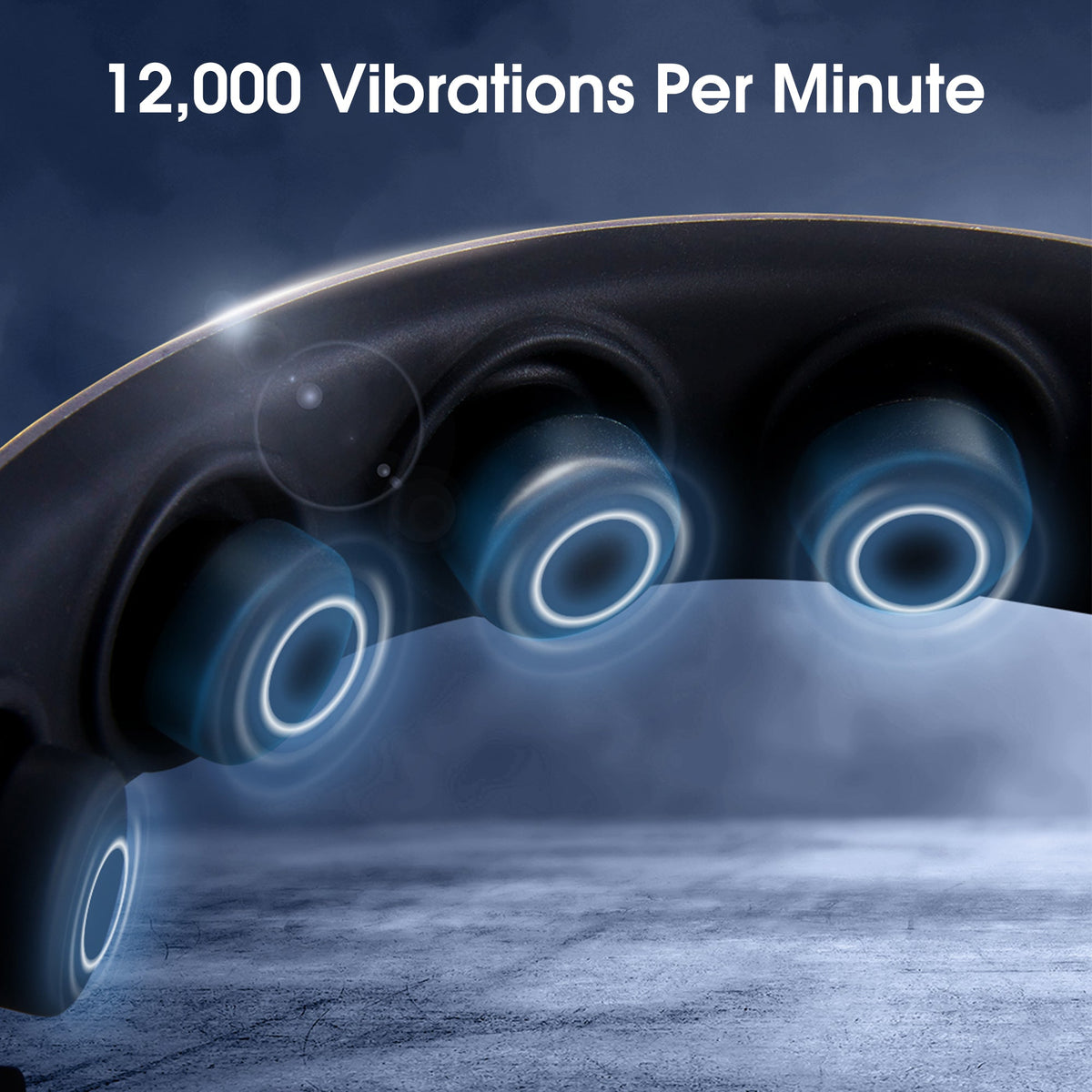 Master Massage - H1 Hands-Free Scalp Massager, Wearable Head Massager with 11 Vibration Nodes, 5 Massage Modes, 3 Intensity Levels, Rechargeable Electric Portable Head Massage Device for Relaxation and Stress Relief