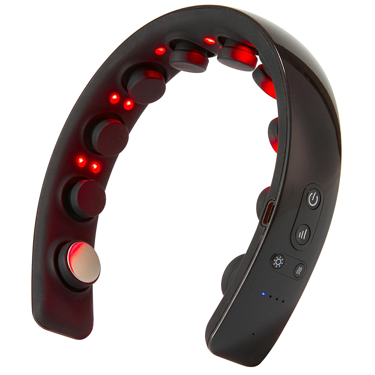 Master Massage - H2 HANDS-FREE Electric Scalp Massager for Head Massage with Heat, 10 Vibrating Contacts, 5 Massage Modes, Wearable Headband Design for Relaxation and Daily Stress Relief