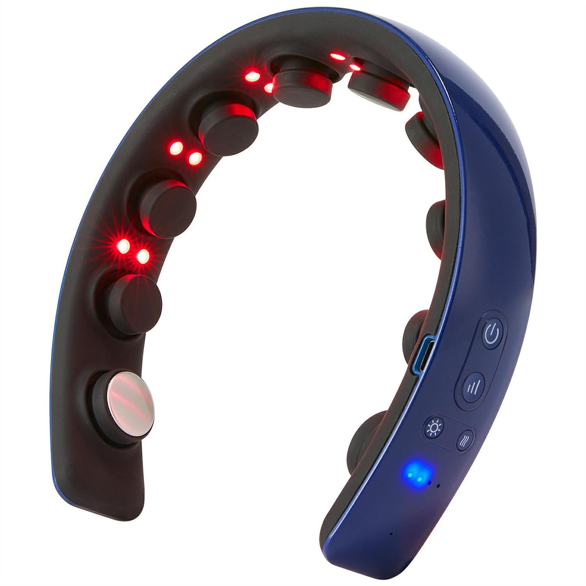 Master Massage - H2 HANDS-FREE Electric Scalp Massager for Head Massage with Heat, 10 Vibrating Contacts, 5 Massage Modes, Wearable Headband Design for Relaxation and Daily Stress Relief