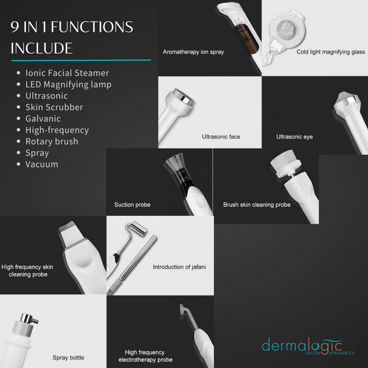 IRVING II 9-Function Facial Machine - view 12