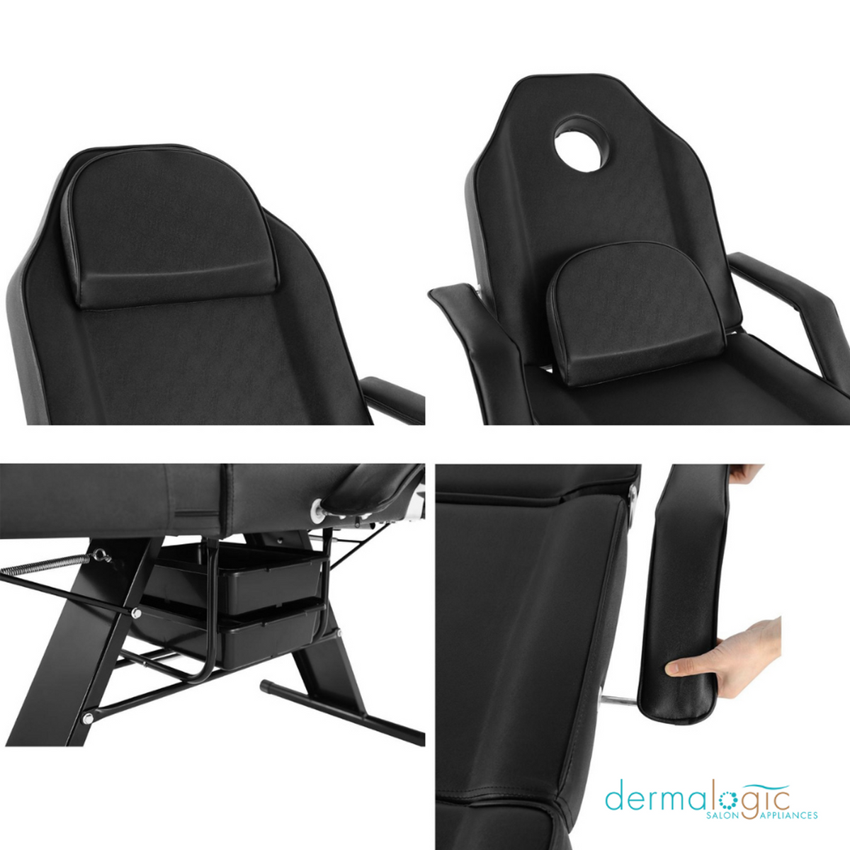 PARKER II FACIAL / TATTOO CHAIR BY DERMALOGIC - view 7