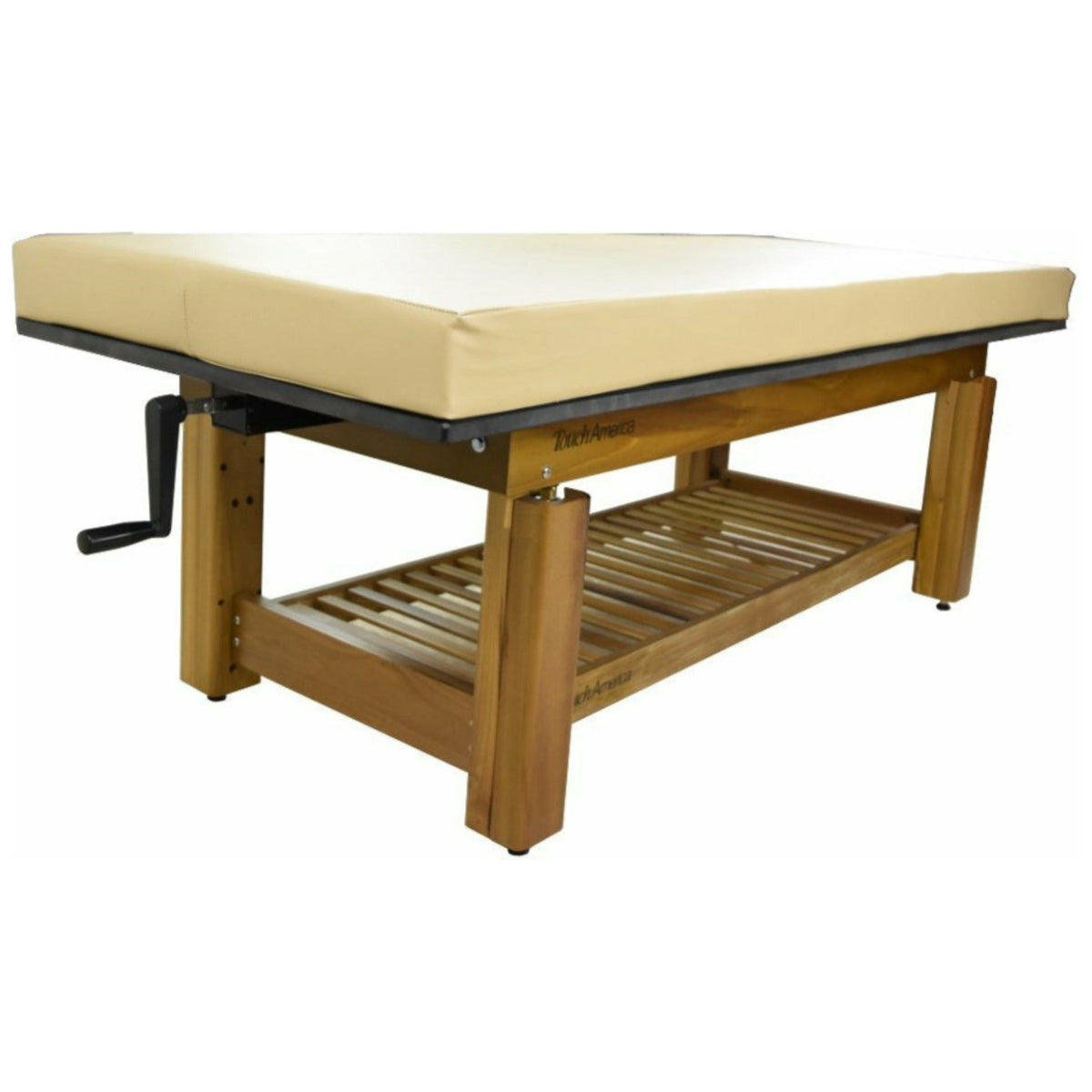 Solterra Indoor/Outdoor Solid Teak Spa and Massage Table by Touch America