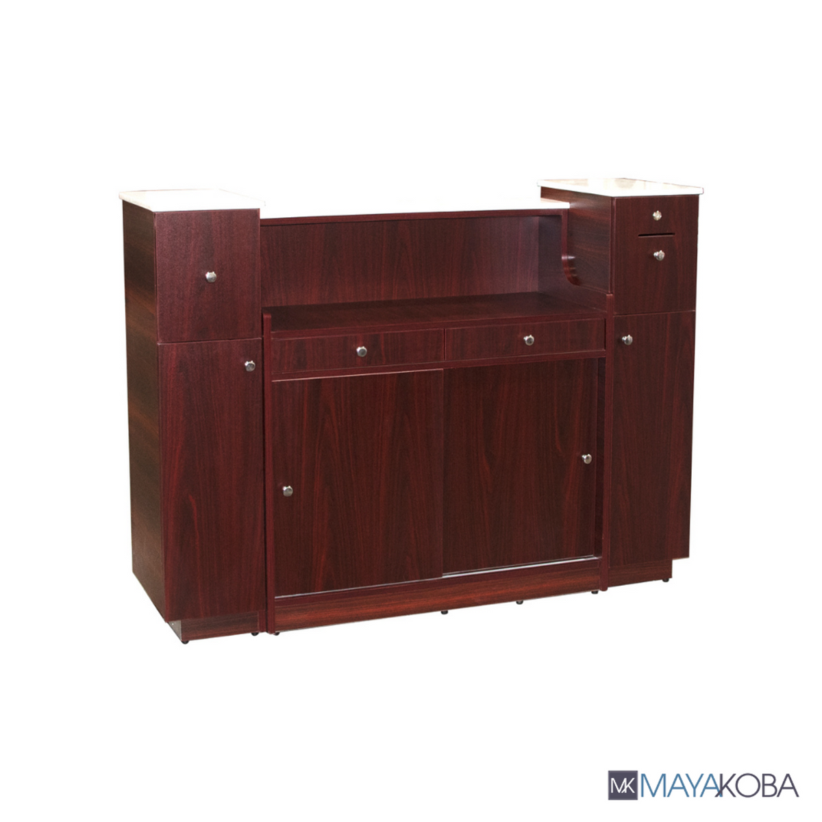 Avon I Reception Desk w/ Glass Display by Mayakoba - view 3