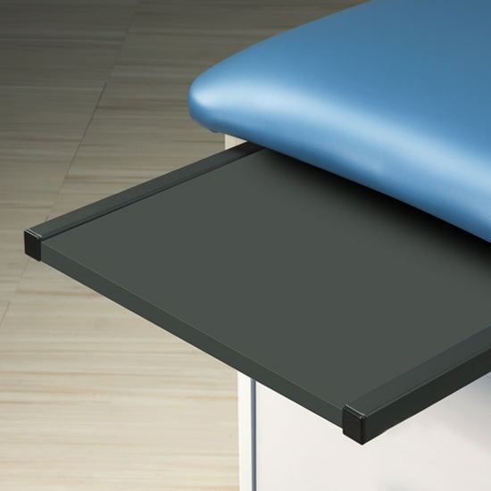 Clinton Industries - 8890 Family Practice Cabinet Exam Table w/ Adjustable Back, Stirrups & Step Stool - Clinton Industries product image