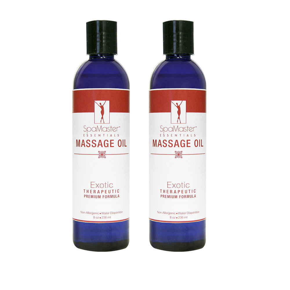 Master Massage - Organic & Unscented Water-Soluble Blend Massage Oil - Choose from 7 Sizes & Quantity Options!