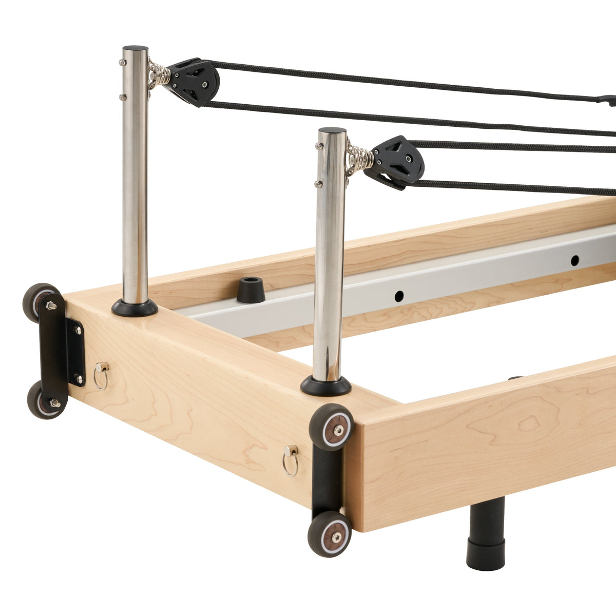 Master Massage - SpaceSaver Foldable Pilates Reformer 60cm Maple Frame