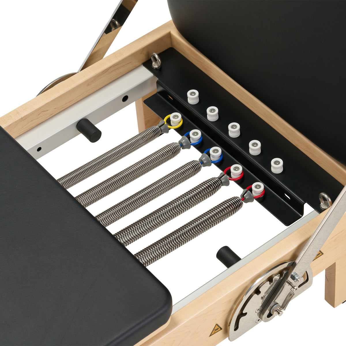 Master Massage - StudioSolid Stationary Pilates Reformer 60cm Maple Frame