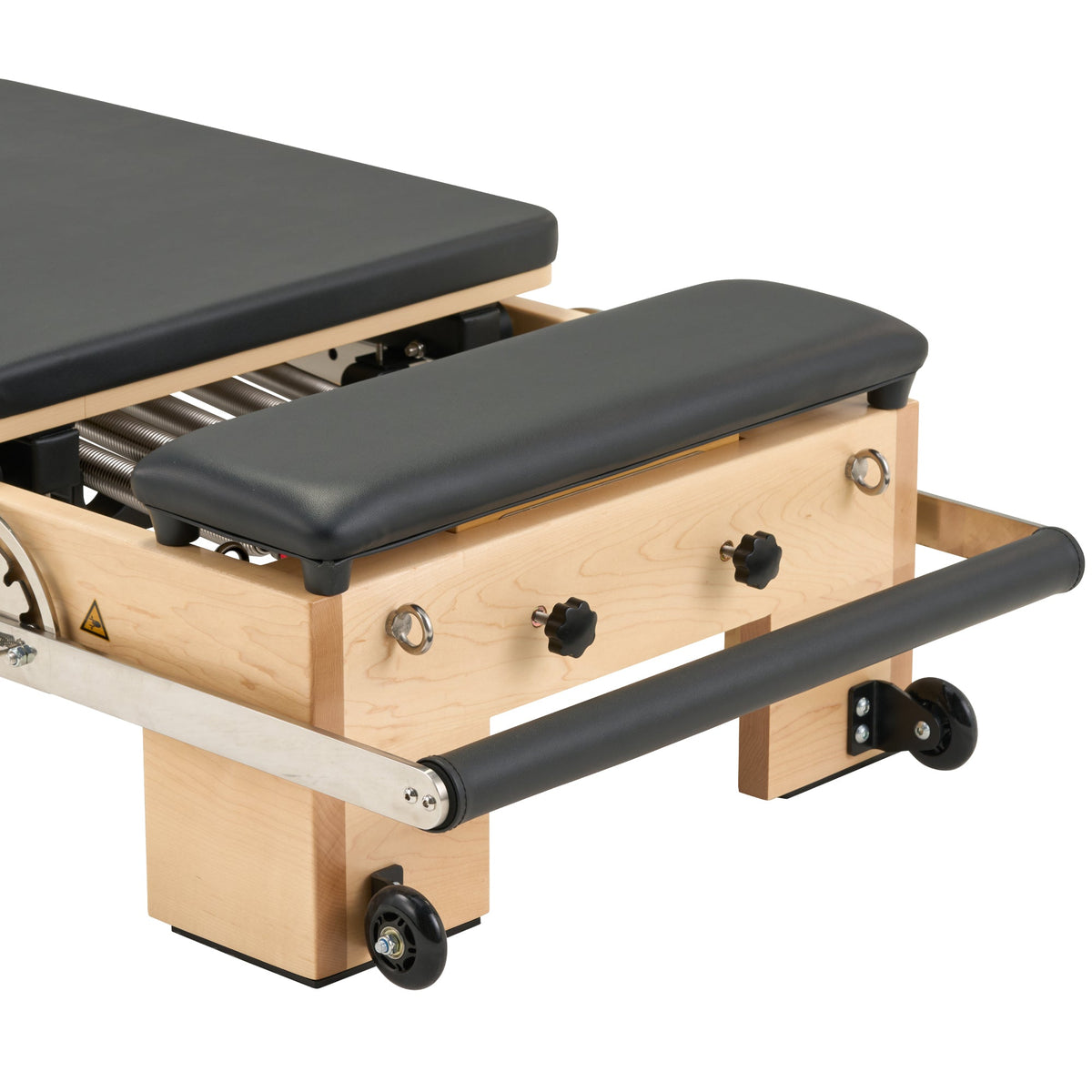 Master Massage - StudioSolid Stationary Pilates Reformer 60cm Maple Frame