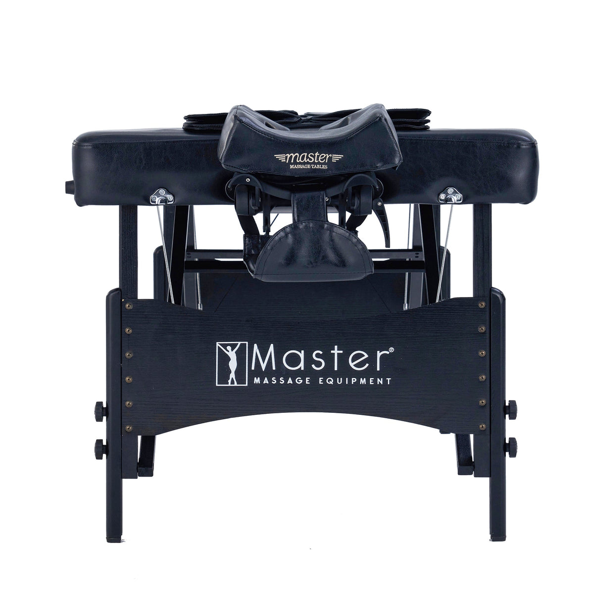 Master Massage - 30” Monaco Airwave Full Body Stretching Portable Massage Table with Airbags, 3D Lumbar Traction - Neck, Back, Waist, Hip Relaxation & Pain Relief for Professional & Home Use Chiropractic Table (Black)
