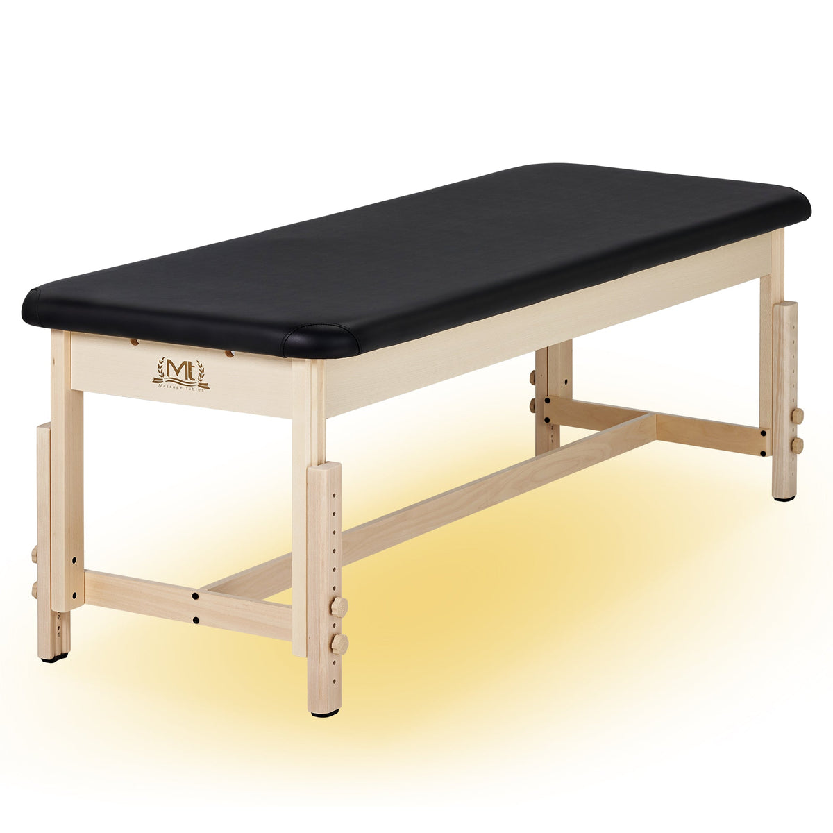 Master Massage - 28" Harvey Treatment™ Stationary Massage Table - Black