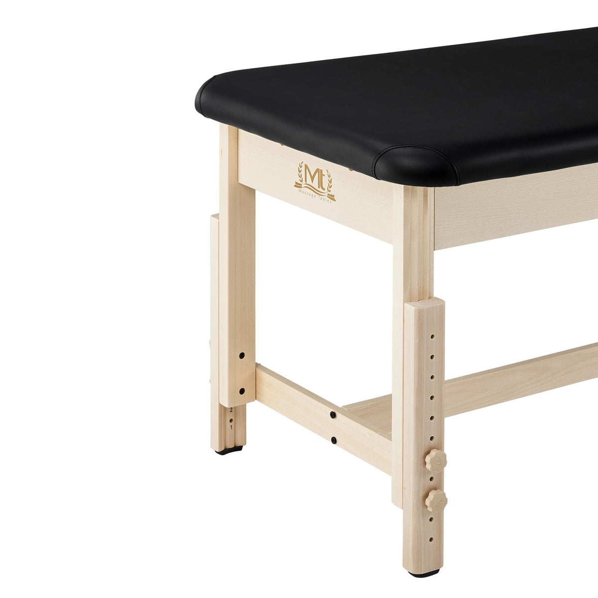 Master Massage - 28" Harvey Treatment™ Stationary Massage Table - Black