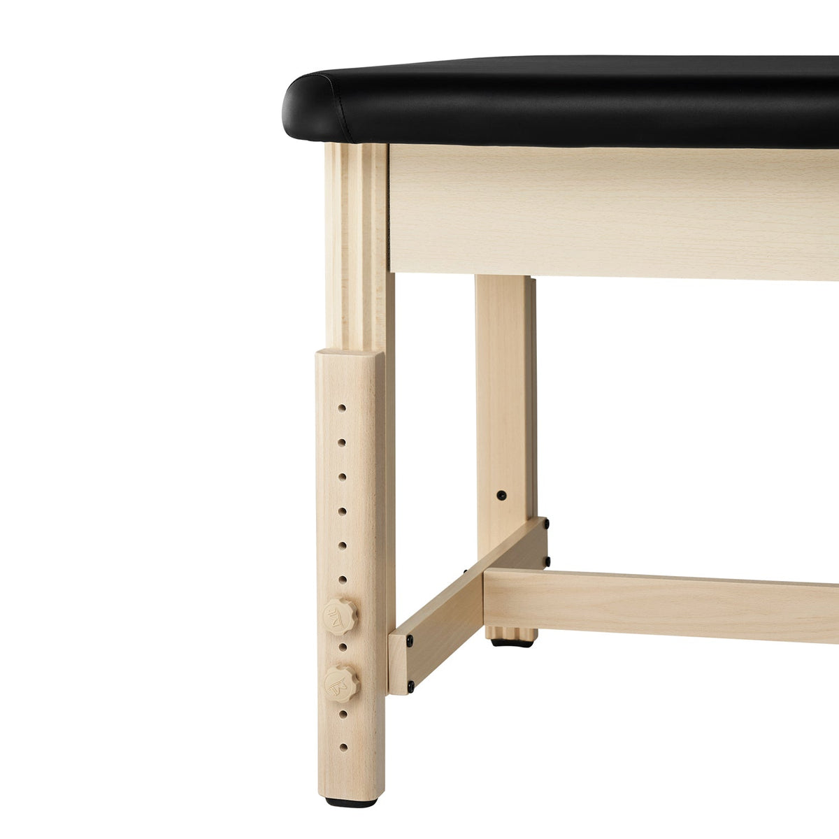 Master Massage - 28" Harvey Treatment™ Stationary Massage Table - Black