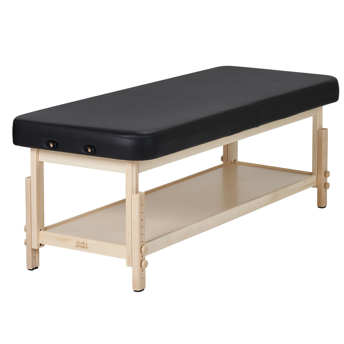 Master Massage - 30" Harvey Comfort™  Stationary Salon Massage Tables - Black