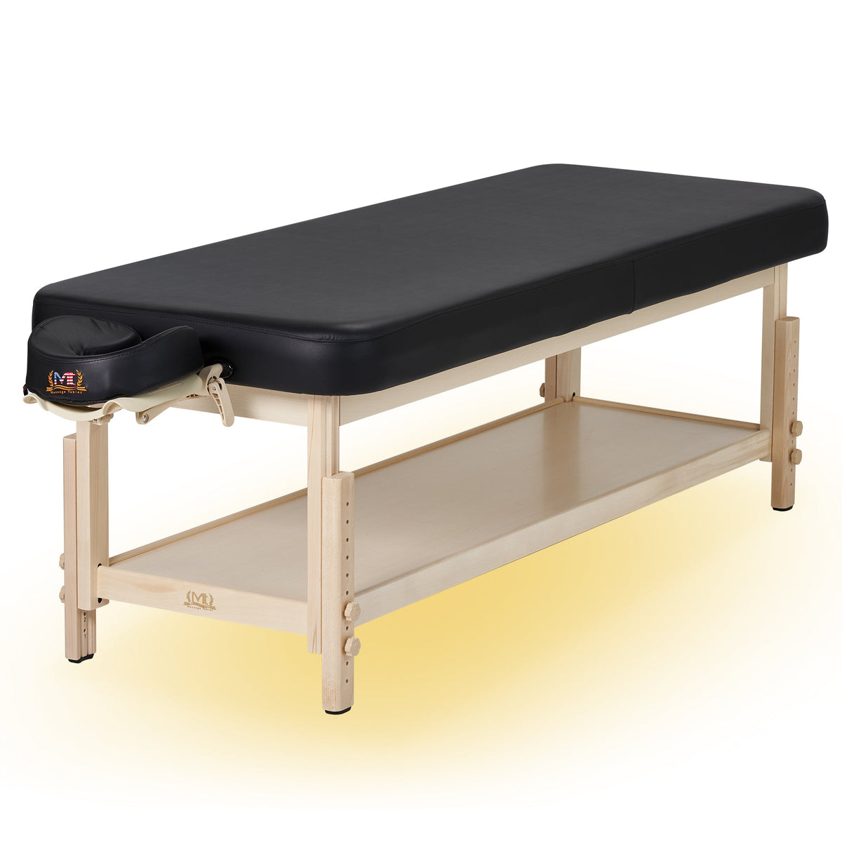Master Massage - 30" Harvey Comfort™  Stationary Salon Massage Tables - Black