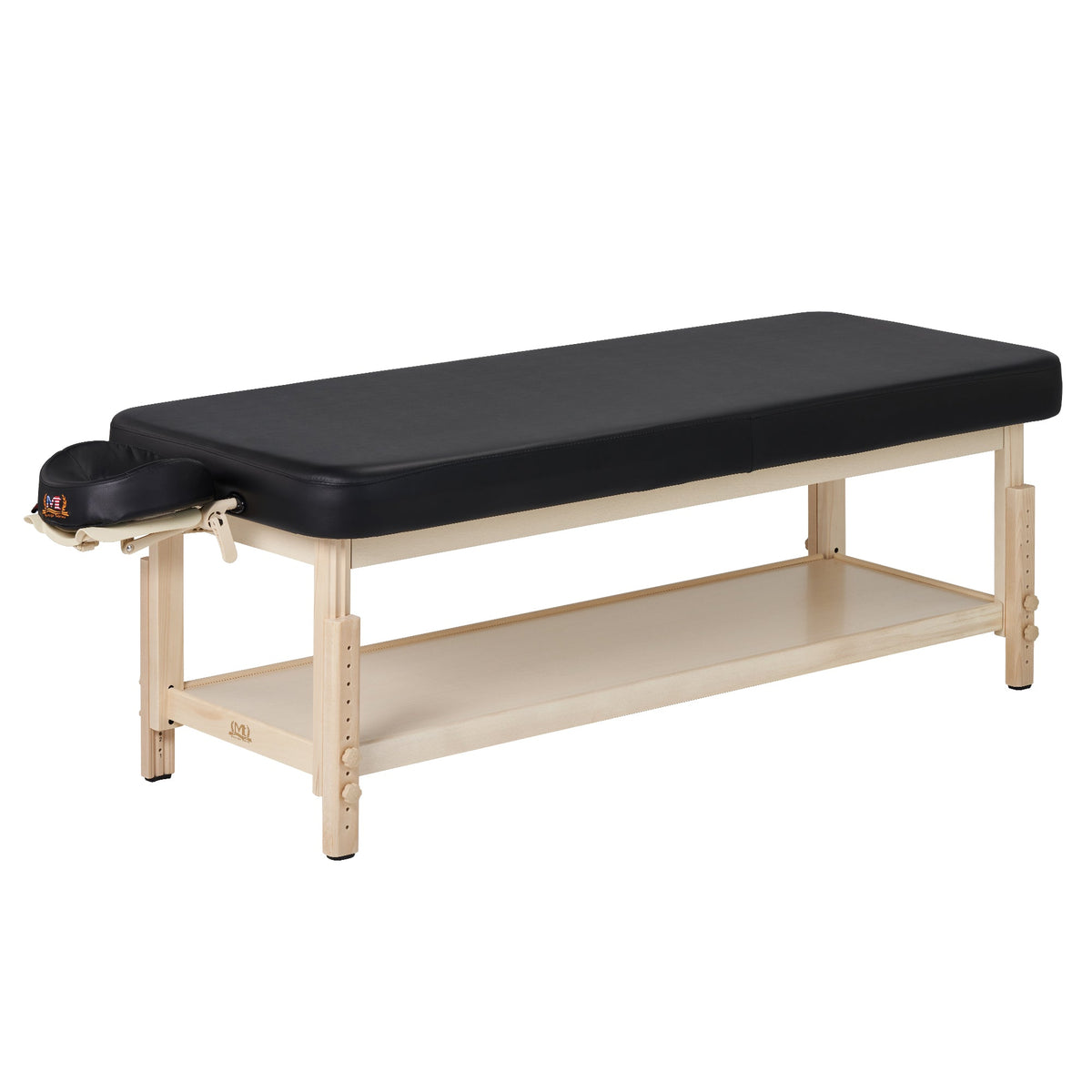 Master Massage - 30" Harvey Comfort™  Stationary Salon Massage Tables - Black