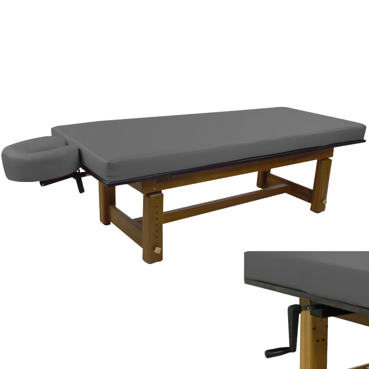 Solterra Indoor/Outdoor Solid Teak Spa and Massage Table by Touch America
