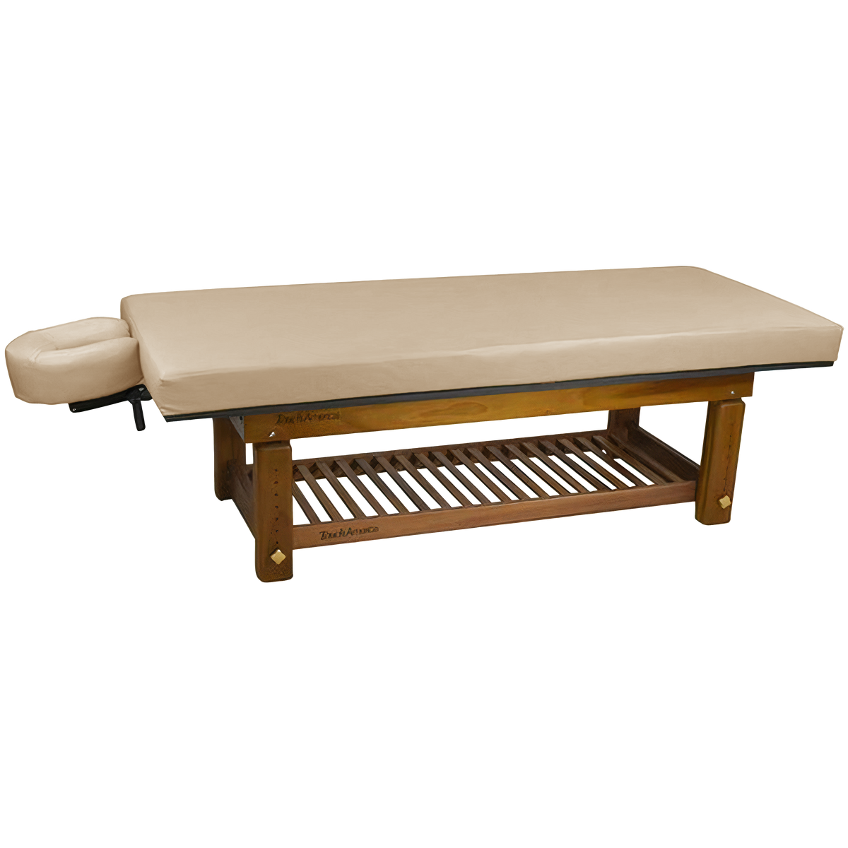 Solterra Indoor/Outdoor Solid Teak Spa and Massage Table by Touch America