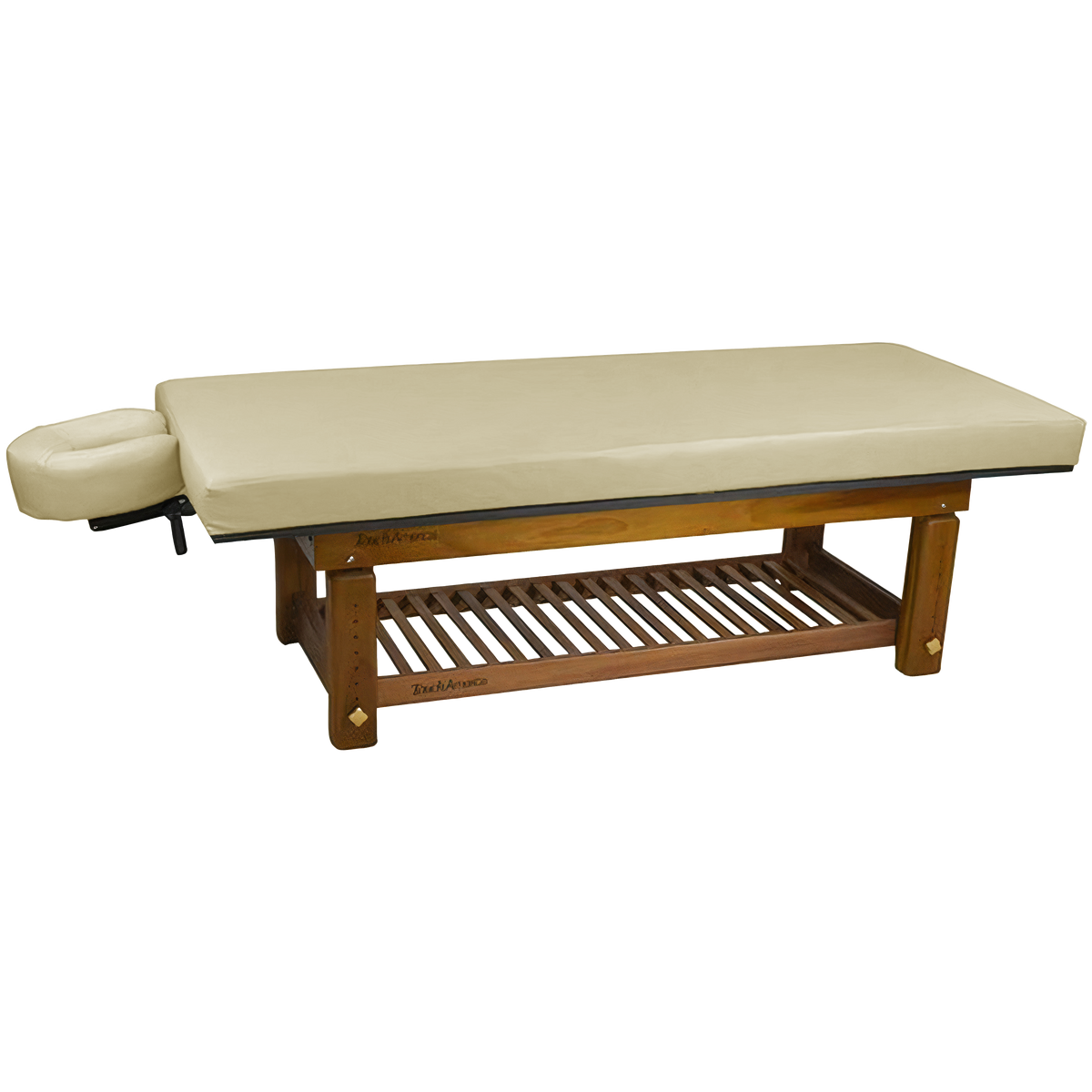 Solterra Indoor/Outdoor Solid Teak Spa and Massage Table by Touch America