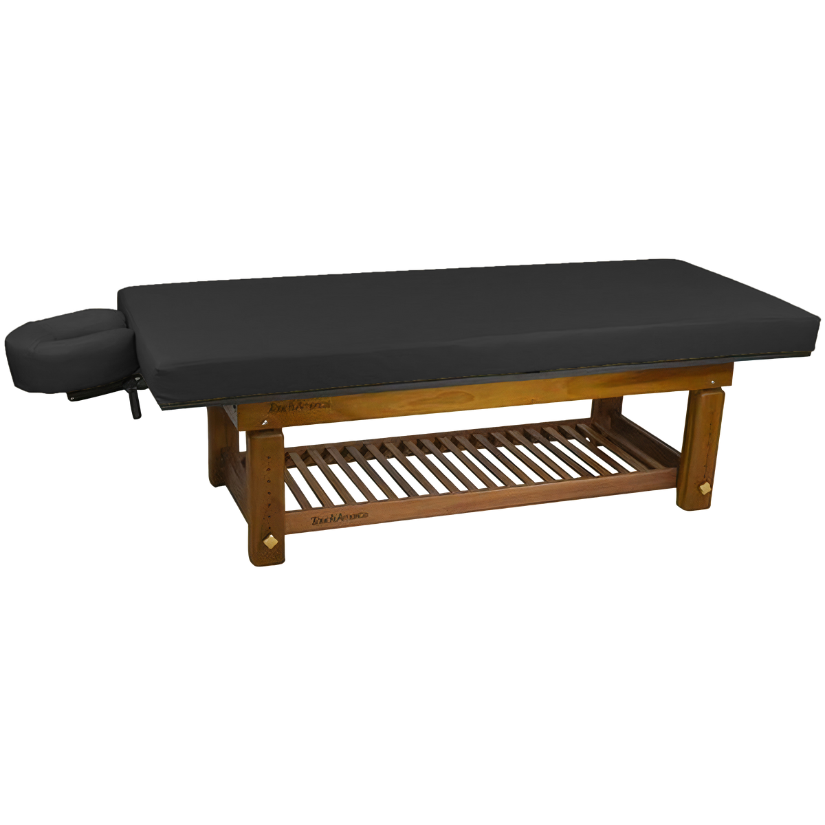 Solterra Indoor/Outdoor Solid Teak Spa and Massage Table by Touch America