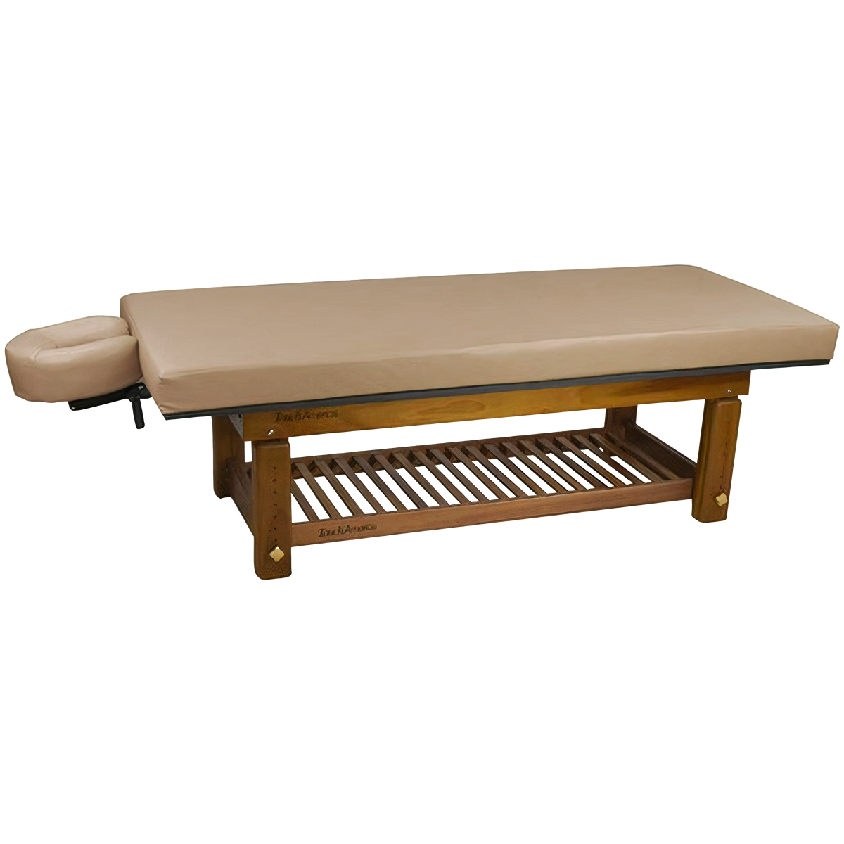 Solterra Indoor/Outdoor Solid Teak Spa and Massage Table by Touch America