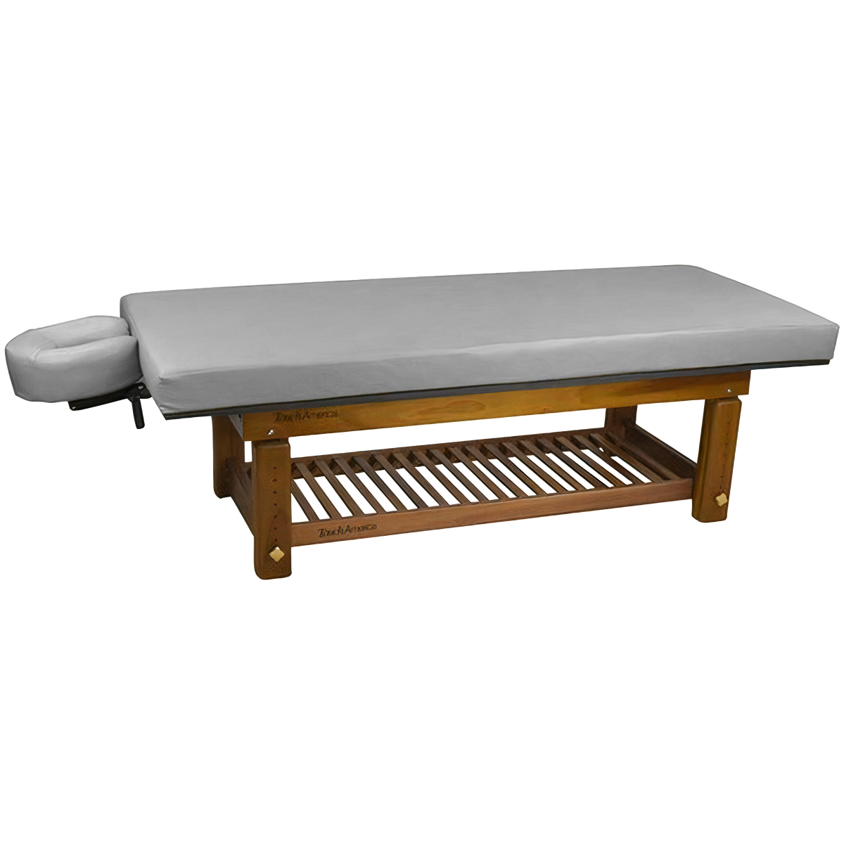 Solterra Indoor/Outdoor Solid Teak Spa and Massage Table by Touch America