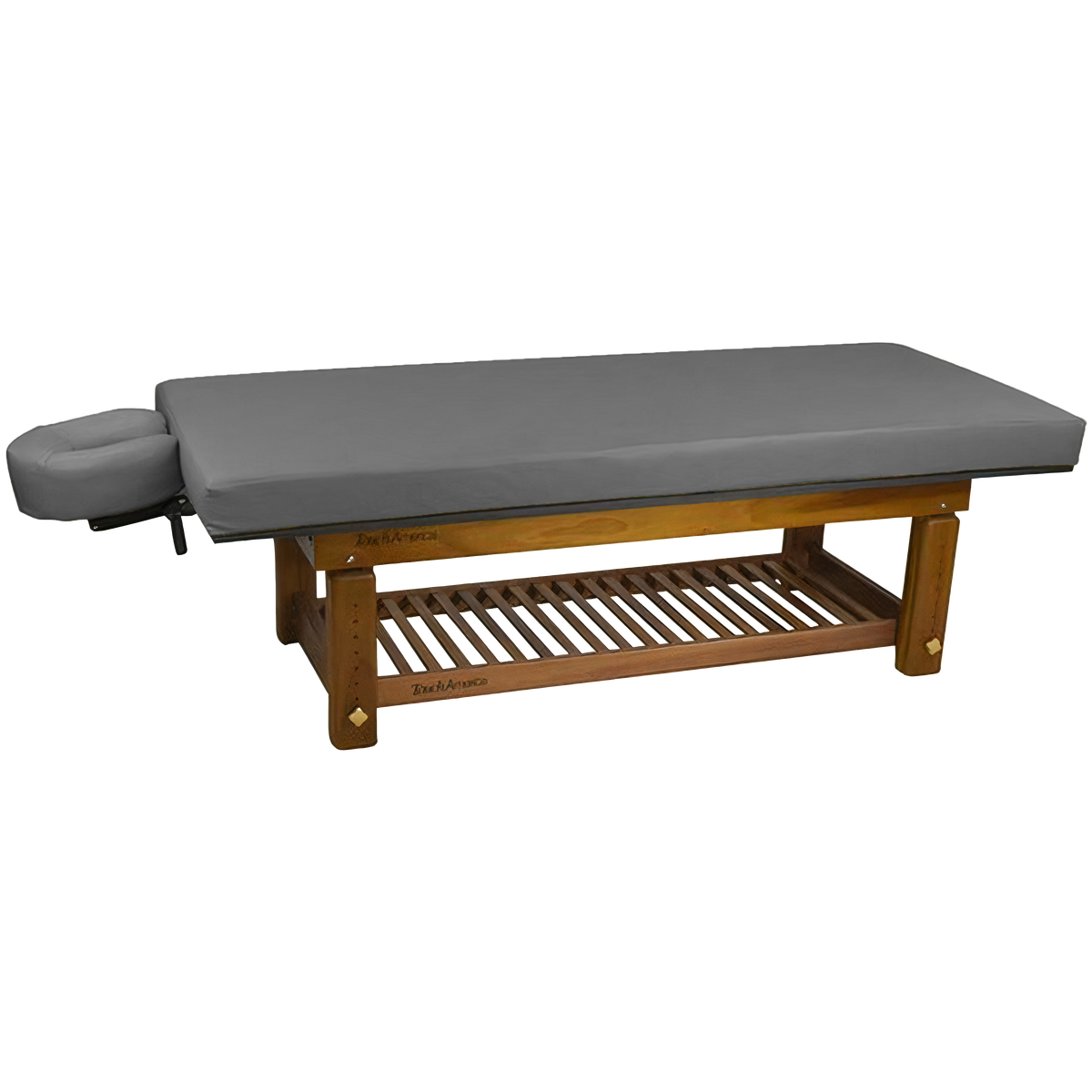 Solterra Indoor/Outdoor Solid Teak Spa and Massage Table by Touch America
