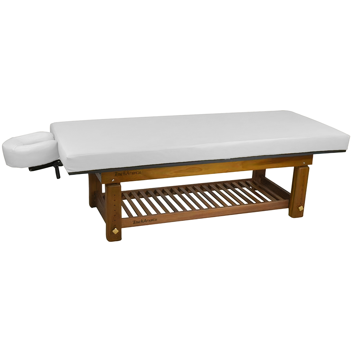 Solterra Indoor/Outdoor Solid Teak Spa and Massage Table by Touch America