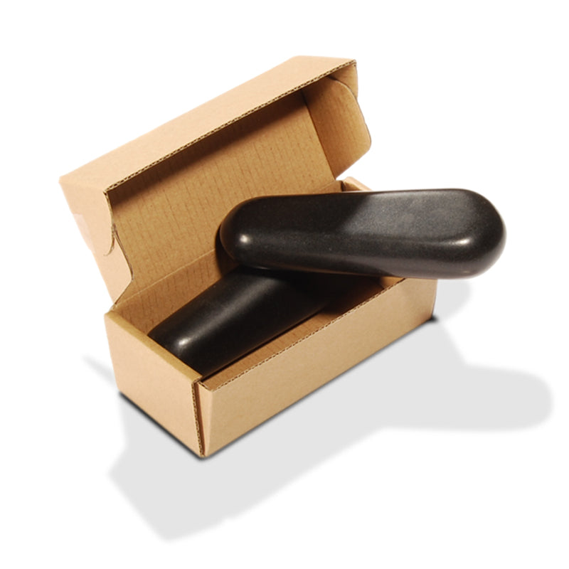 Master Massage - Triangular Balsalt Hot Stone for Pressure Point Trigger Point Tool, 2 Piece Pack