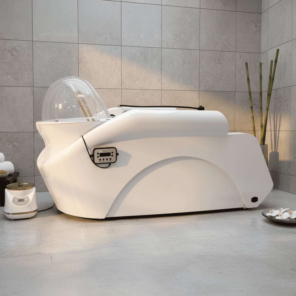 INFINITY Premium Head Spa & Steam Therapy Treatment Shampoo Bed by Dermalogic - view 9
