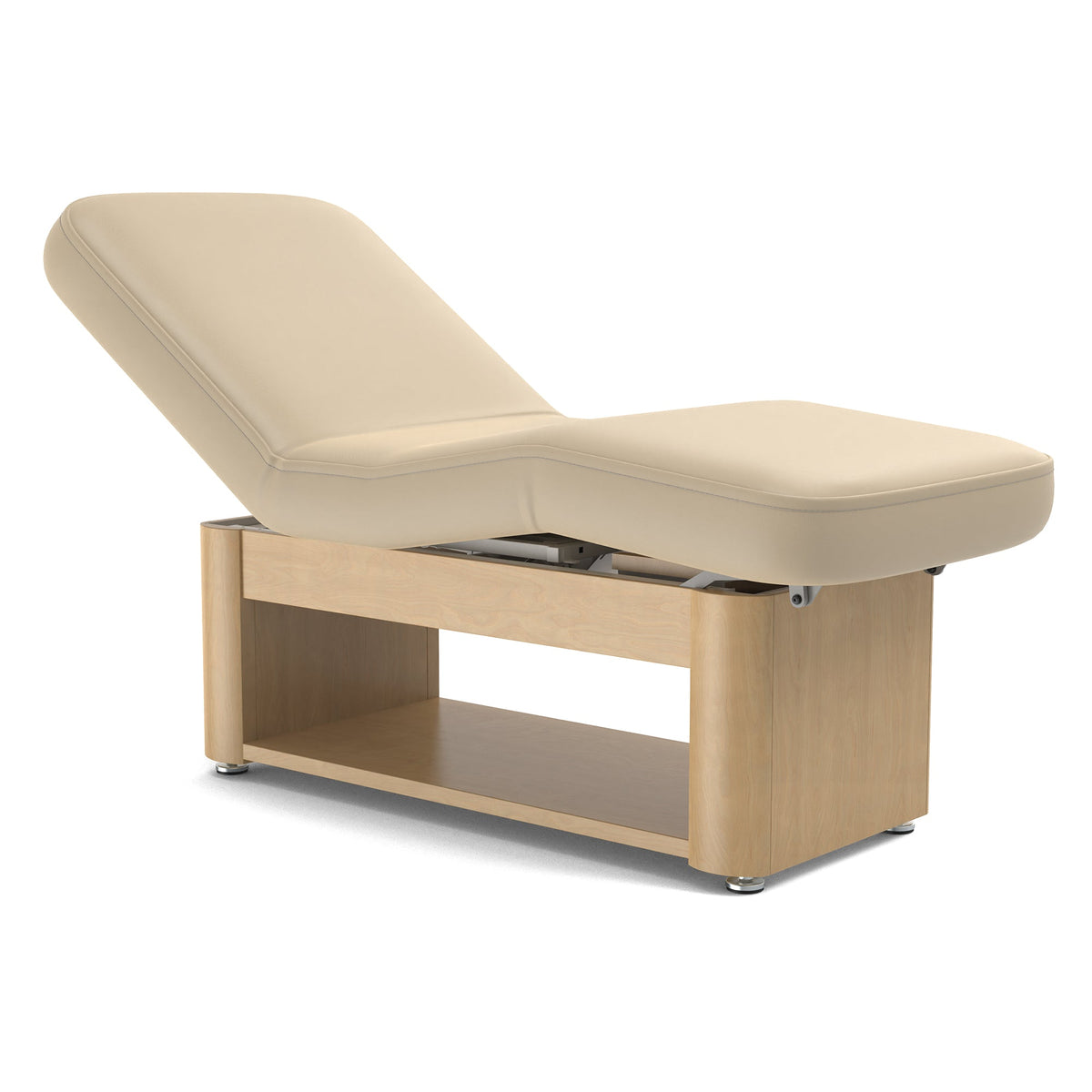 Master Massage - 31” Yosemite Salon 4-Leg Electric Lifting Spa Bed – Adjustable Beauty Treatment Table with Open Storage