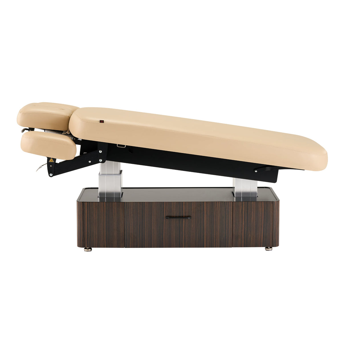 Master Massage - 31” Infinity Salon Double-Column Electric Spa & Massage Table, Ebony Veneer – Premium Electric Medi Spa Treatment Bed with a Storage Drawer
