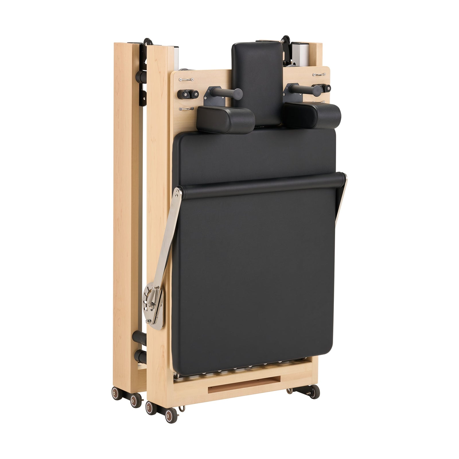 Master Massage - SpaceSaver Foldable Pilates Reformer 60cm Maple Frame