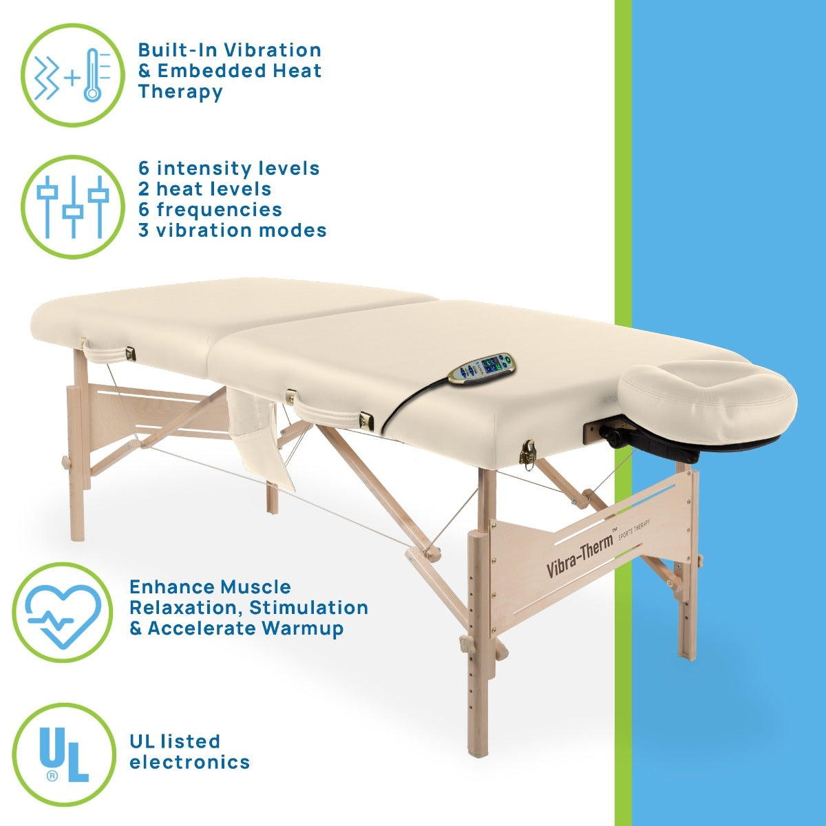 Earthlite - Vibra-Therm Sports Therapy Table