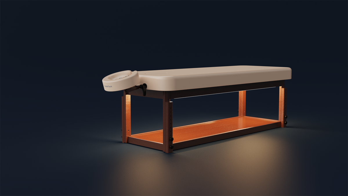 Master Massage - 28" Harvey Treatment™ Stationary Massage Table with Ambient Light System