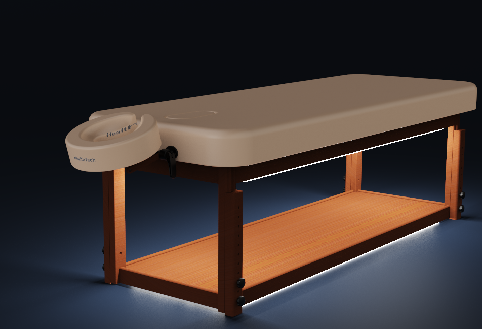 Master Massage - 28" Harvey Treatment™ Stationary Massage Table with Ambient Light System