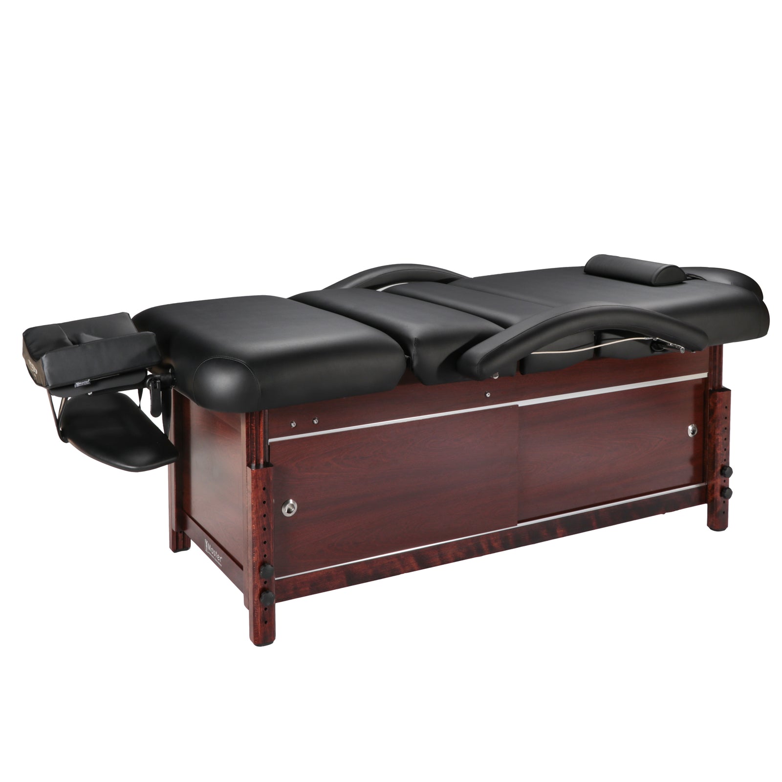Master Massage - Cabrillo Pneumatic Tilt Salon Spa Massage Table with Cabinet - Superb Massage Tables