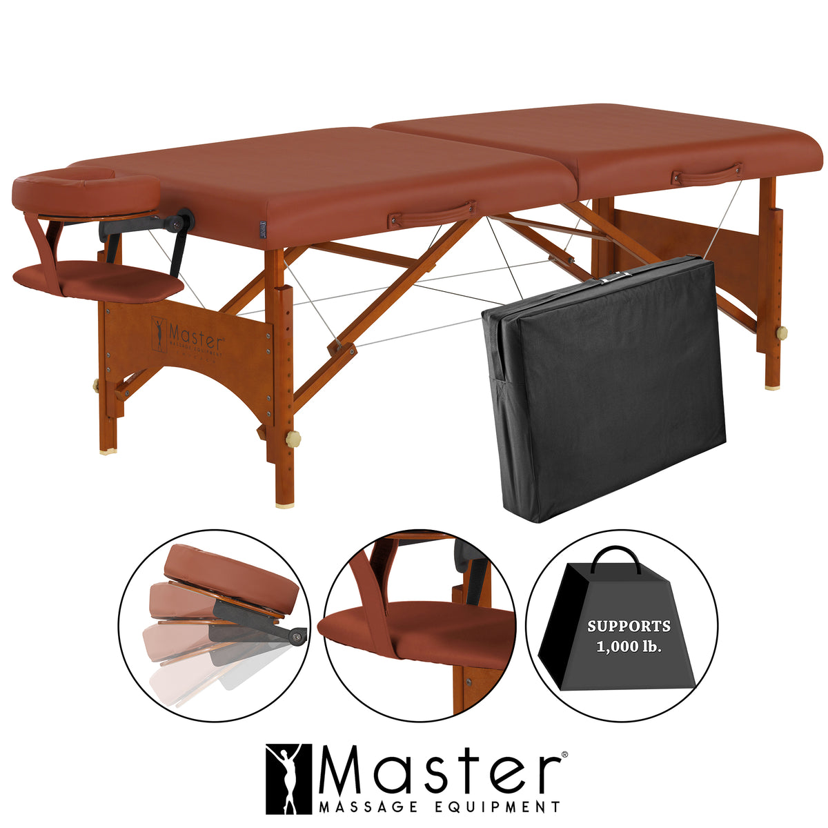 Master Massage - Fairlane Portable Massage Table 28&quot; - Superb Massage Tables
