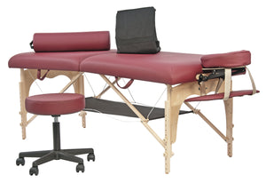 Custom Craftworks - Athena Portable Massage Table Professional Package - Superb Massage Tables