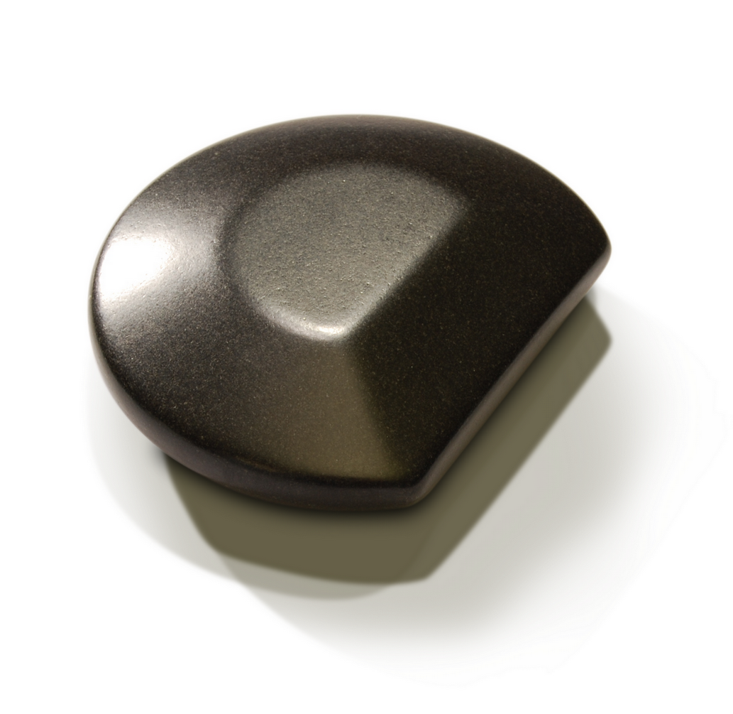 MT Massage -  3/4 Round Balsalt Hot Massage Stone Rock Guasha 2 Piece Pack - Superb Massage Tables