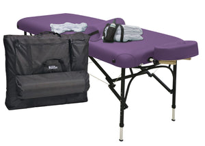 Custom Craftworks - Challenger Practice Essentials Kit Massage Table Package - Superb Massage Tables