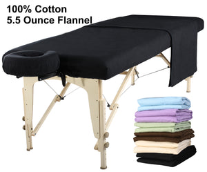 MT Massage - Cotton Flannel Sheet Set 3 piece - Superb Massage Tables