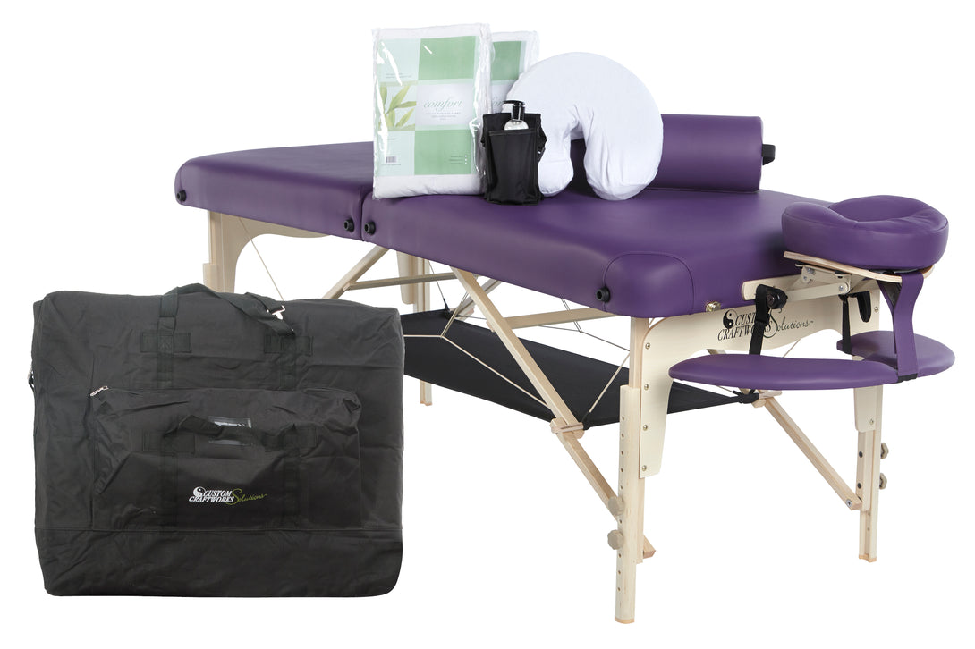 Custom Craftworks - Luxor Practice Essentials Massage Table Kit - Superb Massage Tables