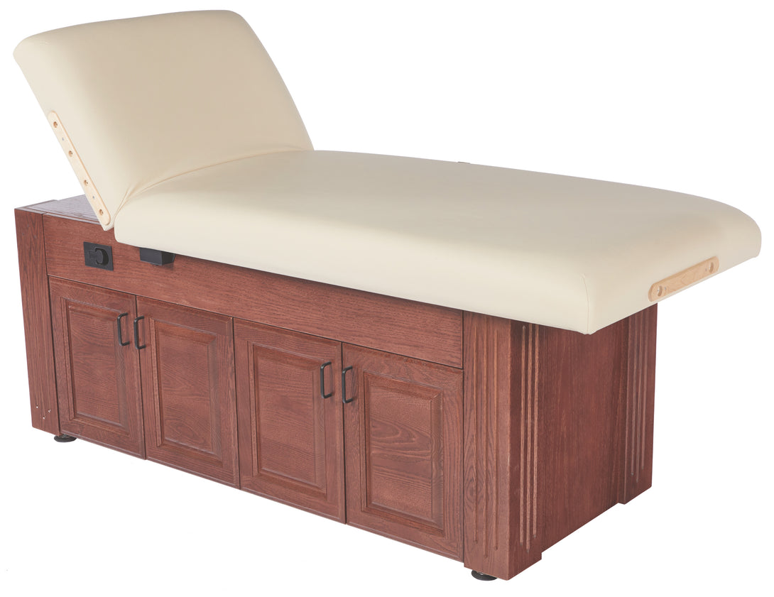 Signature Series by Custom Craftworks - M100 Lift Back Electric Lift Massage Table - Superb Massage Tables