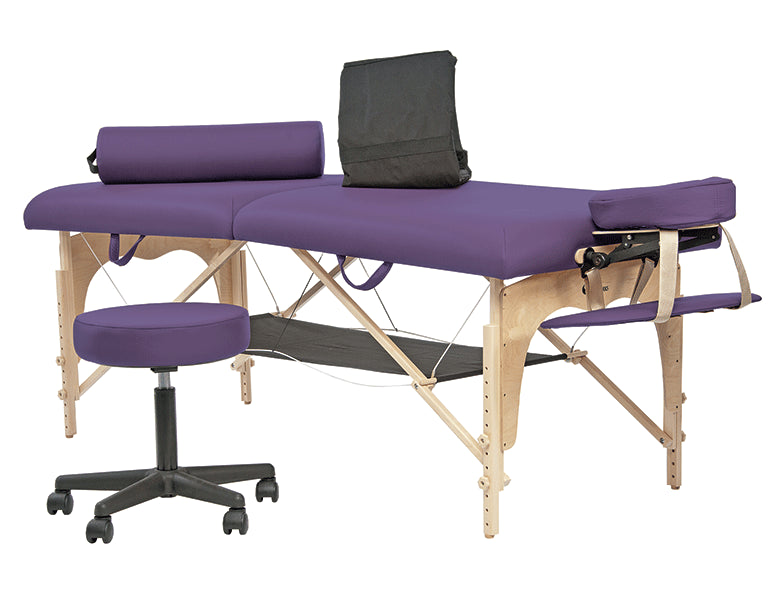 Custom Craftworks - Omni Portable Massage Table Professional Package - Superb Massage Tables