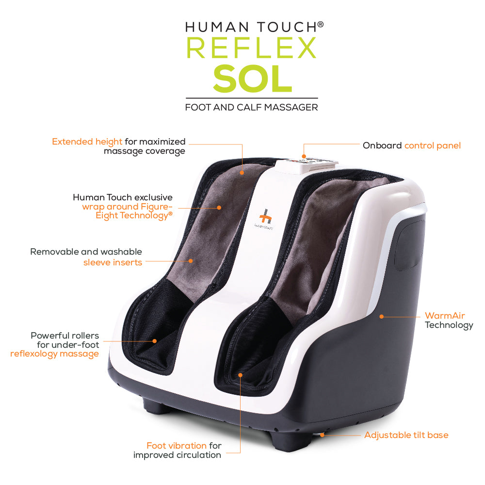 Human Touch - Reflex Sol Foot and Calf Massager - Superb Massage Tables
