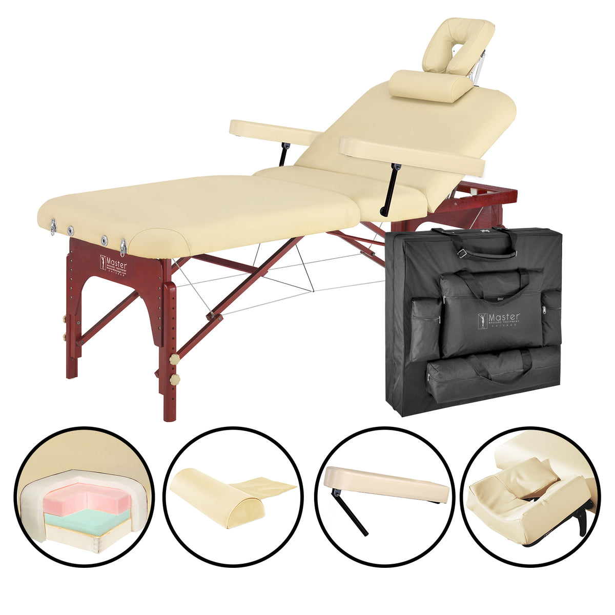 Master Massage - SpaMaster Salon Portable Massage Table Package 31&quot; - Superb Massage Tables