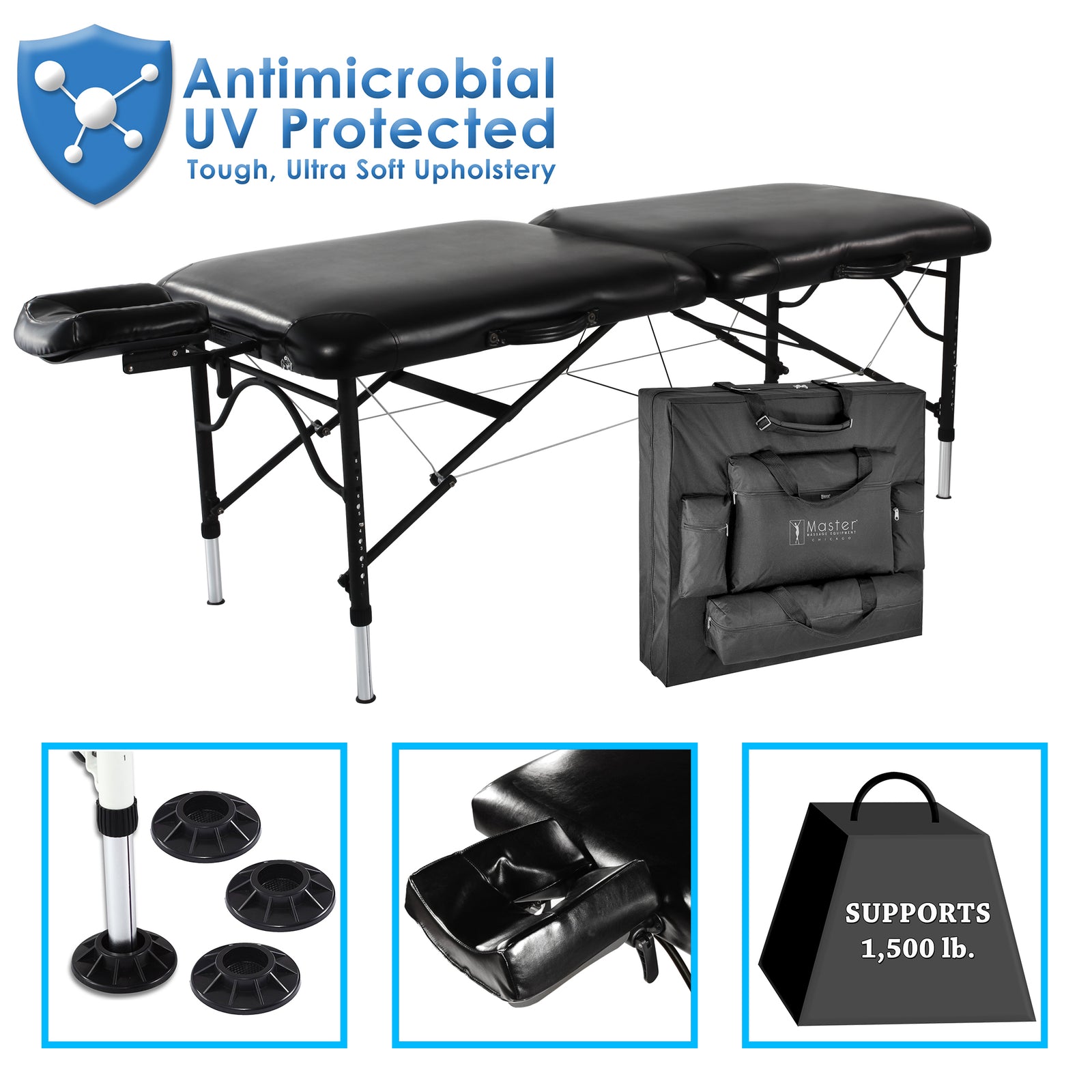 Master Massage - StratoMaster Portable Outdoor Massage Table 30" - Superb Massage Tables